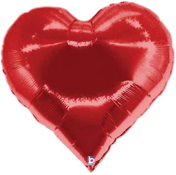 23" Casino Heart Shape Foil Balloon