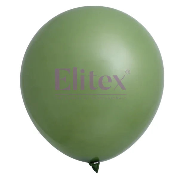 12" Elitex Olive Green Standard Round Latex Balloons