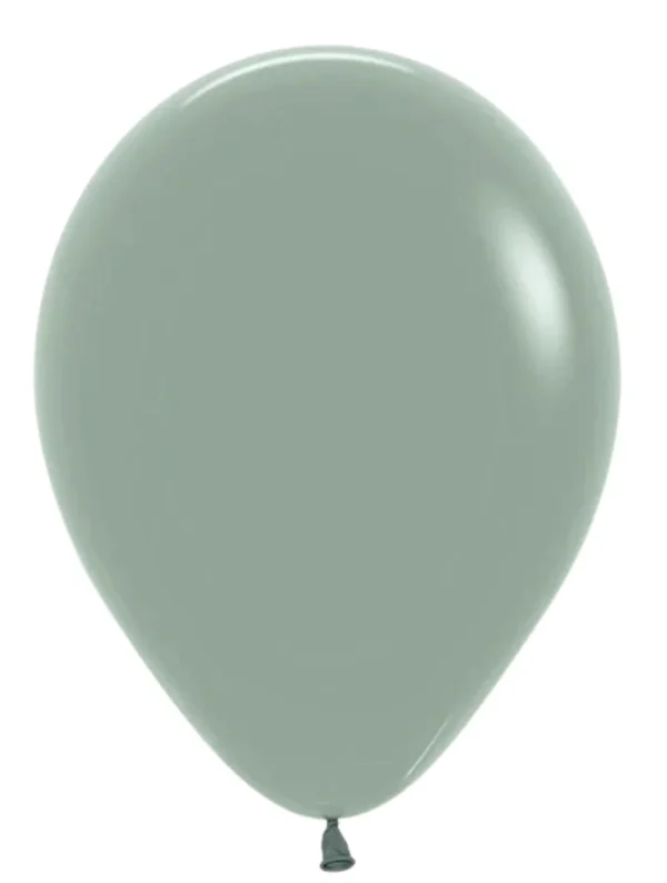11" Sempertex Pastel Dusk Laurel Green Latex Balloons