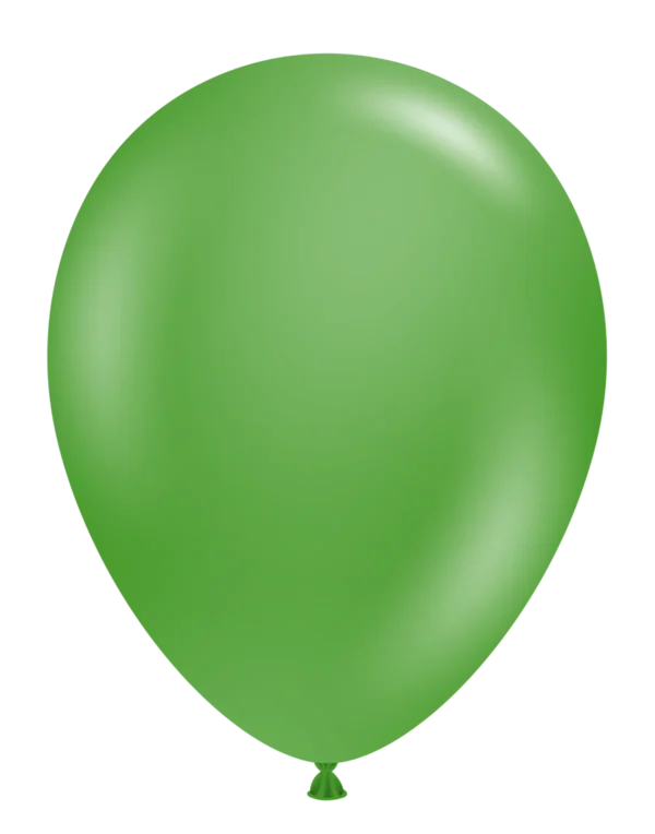 11" TUFTEX Green Latex Balloons