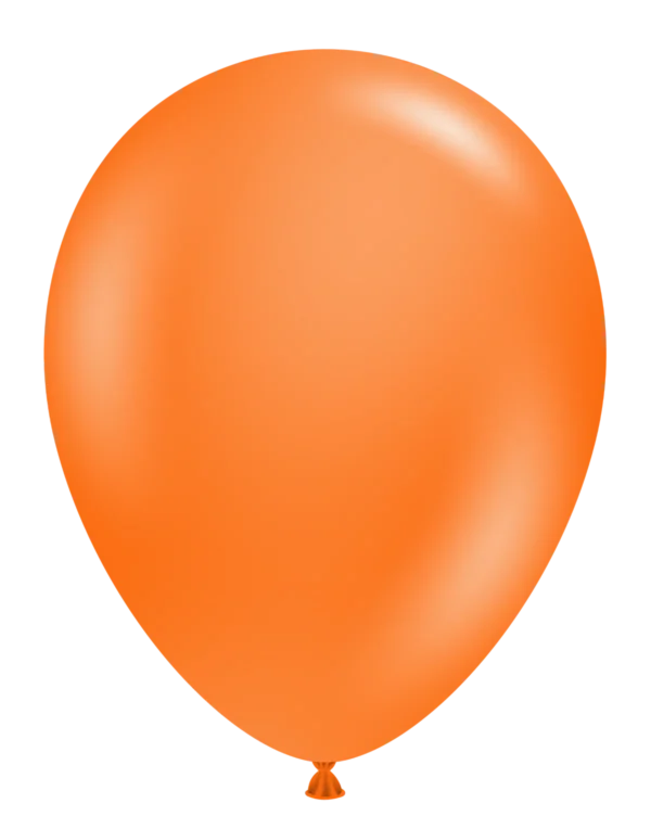 11" TUFTEX Orange Latex Balloons