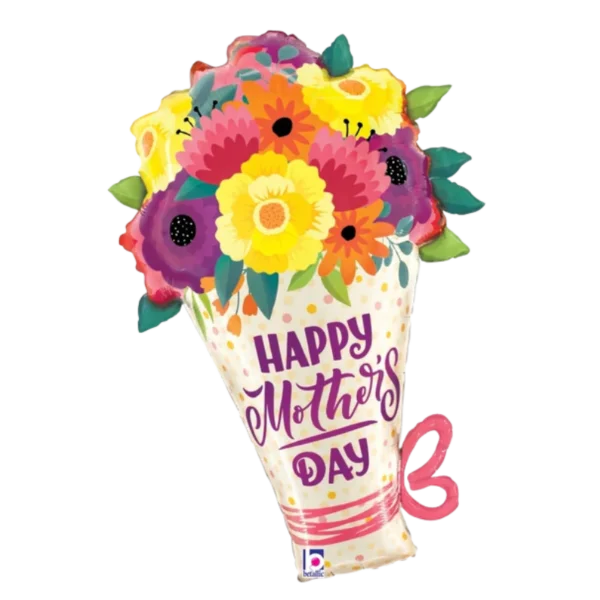 30" Satin Mother's Day Bouquet Foil Balloon