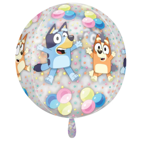 15" Anagram Bluey & Bingo Orbz - Globe Shape