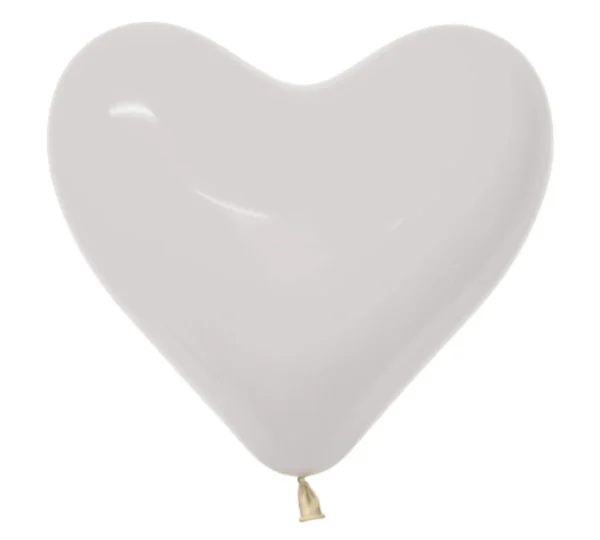 11" Sempertex Crystal Heart Latex Balloons