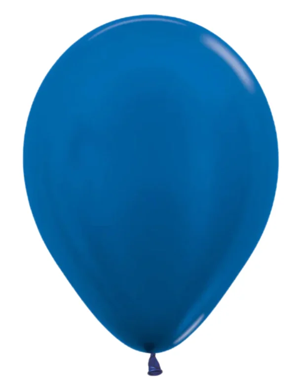 11" Sempertex Metallic Pearlized Blue Latex Balloons
