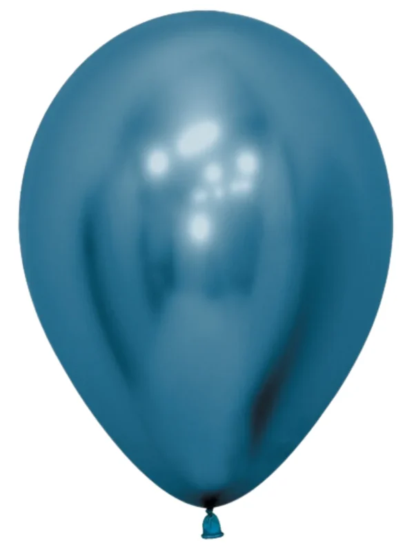 1" Sempertex Reflex Blue Latex Balloons